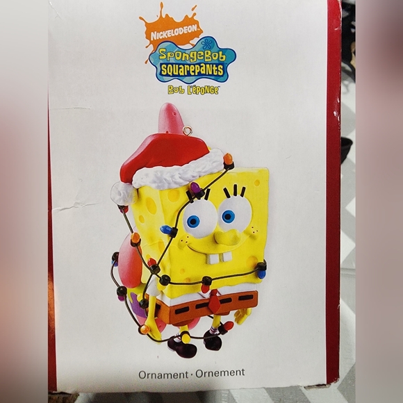 Nickelodeon Holiday Ornament with Pink and Yellow Characters - Picture 2 of 4